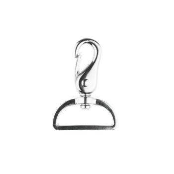 Metall-Karabiner 4cm Breite Silber